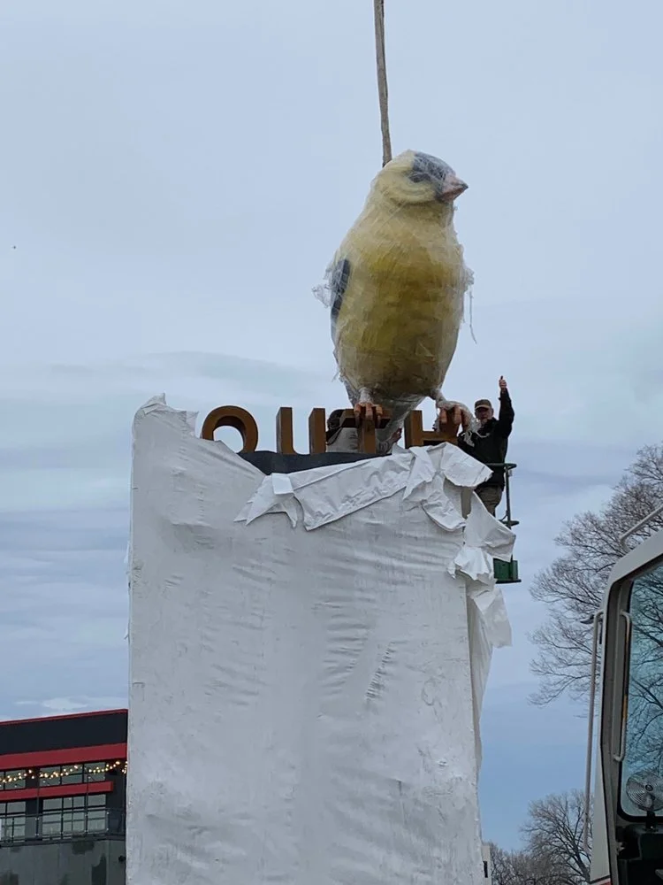 Process in Pictures: Donald Lipski's The Goldfinch — PUBLIC ART